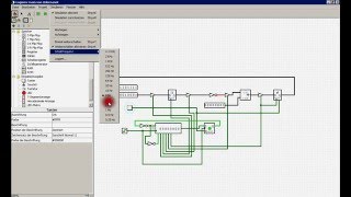 Schaltwerk entwickeln für 2er Komplement Berechnung Logisim [upl. by Allimac]