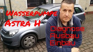 Wasserpumpe Opel Astra Corsa A10XEP Z10XEP Z12XEP Z14XEL  Z14XEP austauschen  reparieren Vauxhall [upl. by Wallache297]