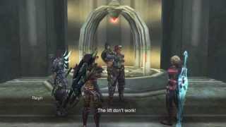 Wii Xenoblade Chronicles HD Cutscene 045c  Defective Elevator  ENGLISH [upl. by Eedia]