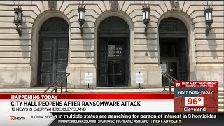 Cleveland City Hall reopens after cyber attack [upl. by Linden]