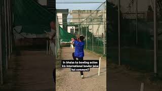 Ravindra jadeja ke jaisa bowling action 🤔 cricket ipl viratkohli shorts cricketlover [upl. by Nirhtak]