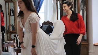 Say Yes to the dress Trying on different bridal styles [upl. by Rickie]