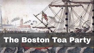 16th December 1773 The Boston Tea Party throws a shipment of tea overboard [upl. by Notnil]