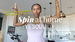 My First YESOUL Ride Spinning At Home After Struggling In Class [upl. by Trueblood535]