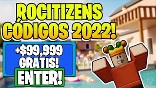 8 CÓDIGOS TODOS LOS CÓDIGOS ACTIVOS DE ROCITIZENS ROBLOX JUNIO 2022 [upl. by Buller222]