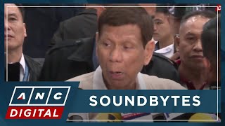 Nanggigil ako Duterte reacts to Trillanes accusations during House probe  ANC [upl. by Diann657]