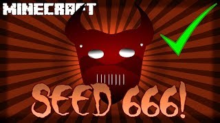 ✔ MINECRAFT  Seed 666 1143 And Its Eerie [upl. by Anele]