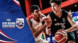 Iran v New Zealand  QuarterFinals  Full Game  FIBA U18 Asian Championship 2018 [upl. by Adila508]