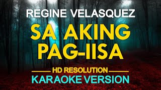 KARAOKE SA AKING PAGIISA  Regine Velasquez 🎤🎵 [upl. by Cherey]