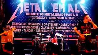 Calvarium  Abominasi Hipokrit live at Metal Em All  Tribute To Metalheads Part ll [upl. by Lemraj]