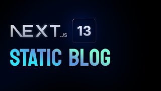 NextJS 13 Tutorial Create a Static Blog from Markdown Files [upl. by Felic15]