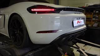 2021 Porsche 718 Boxster GTS 40 Mars ECU Exhaust Flap Full Open amp POP Sound Tune [upl. by Schlesinger]