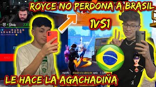 1vs1 ROYCE vs APELAPATO😱ZELIKA TRAE AL CREADOR DE LA AGACHADIÑA EN BRASIL Y LO PONE CONTRA ROYCE [upl. by Mariand]