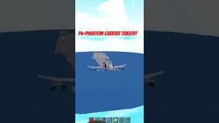 F4phantom carrier takeoff ￼roblox buildaboat robloxbuilders gaming topgun [upl. by Zetta673]