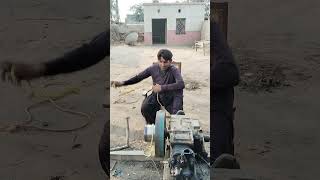 Amazing chair experiment startup 20hp diesel engine experimint shortfeed videos [upl. by Asereht]