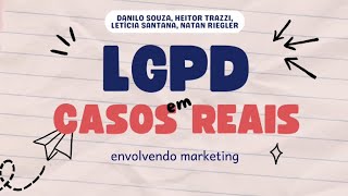 LGPD em casos de MARKETING [upl. by Irakuy549]