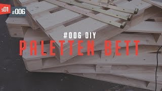 E06•S01  Ein Bett aus Europaletten DEENG [upl. by Sgninnej]