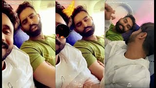 Parmish Verma Fun with Desi Crew in Flight and Airport [upl. by Aidin]