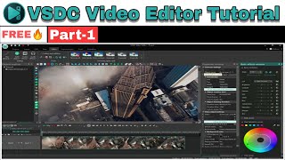 VSDC Free Video Editor Tutorial  Best Video Editor  Hindi  Part 1 [upl. by Mueller]