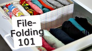 Folding 101 Learn Techniques Professional Organizers Use To Fold Practically Anything [upl. by Acissaj]