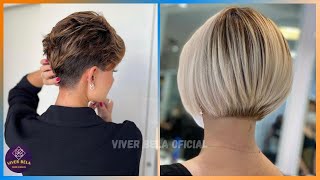 TOP 10 CORTES DE CABELO CURTO FEMININO 50 ANOS TENDÊNCIA 2024 [upl. by Trepur]