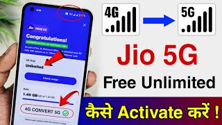 Jio 5G Kaise Activate Kare  How to activate Jio 5g 2024  Jio True 5G  unlimited jio 5g use 2024 [upl. by Adnirual]