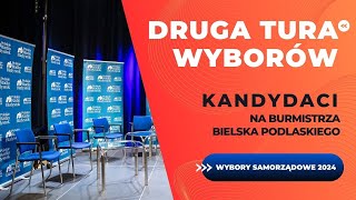 Druga tura wyborów Rozmowa z kandydatami na burmistrza Bielska Podlaskiego [upl. by Eboj]