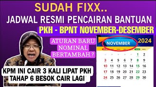 INFO SANGAT PENTING KPM PKH BPNT YANG SUDAH CAIR JADWAL CAIR LAGI PKH BPNT NOVDESEMBER SIMAK [upl. by Mehetabel]