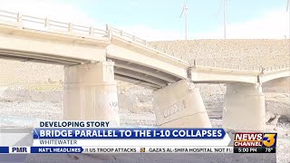 Whitewater Bridge parallel to I10 collapses [upl. by Simonne571]