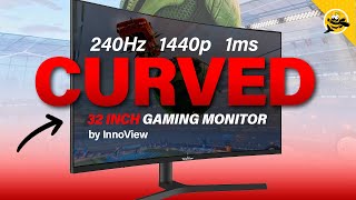 Time For a CURVED MONITOR  Innoview 32quot 240Hz Curved Gaming Monitor [upl. by Tudela]