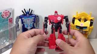 1 Step Sideswipe Transformers Robots In Disguise Review [upl. by Tisha]