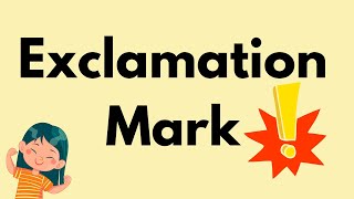 Learn use of Exclamation Mark  Punctuation [upl. by Maddis]