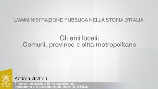 Gratteri  03  Gli enti locali Comuni province e città metropolitane [upl. by Anerrol669]