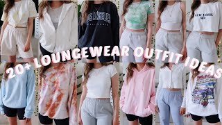 20 SPRING LOUNGEWEAR OUTFIT IDEAS  LOOKBOOK  QUARANTINE OUTFITS [upl. by Enoid]