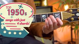 Top 10 songs of the 50s  JUST 4 CHORDS [upl. by Airdnal]