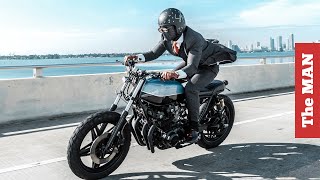 The Suited Racer transforms a Triumph 900cc into the RacerX [upl. by Ulysses]