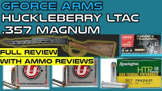 GForce Arms Huckleberry LTAC 357 Review Underwood Xtreme Hunter vs Penetrator Remington SJHP [upl. by Eisnyl]