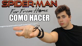 COMO HACER UN LANZA TELARAÑAS CASERO DE SPIDERMAN HOMBRE ARAÑA Carlos Te [upl. by Fachanan215]