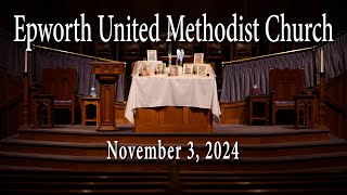 Epworth UMC online service for November 3 2014 [upl. by Oad]