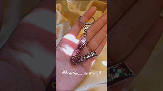 Resin art keychain radheradhe keychaincraft resintutorials resinkeychain viralshort youtube [upl. by Anelis]