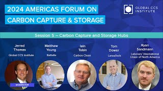 Session 5  Carbon Capture and Storage Hubs [upl. by Anej311]