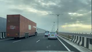 Atal Setu Bridge Drive on India’s Longest Sea Bridge   Mumbai [upl. by Tterej]