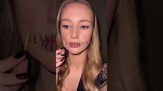 easy halloween makeup 🖤✨🕷️ halloweenmakeuplook halloween makeuphacks makeuptutorial makeup [upl. by Ambrosine]