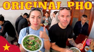 THE BEST PHO in Hanoi Vietnam  Must try food in Hanoi  🇻🇳 [upl. by Sulakcin]