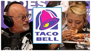 Raina Huang Eats TEN Taco Bell Breakfast Burritos in TEN Minutes [upl. by Jaddo684]