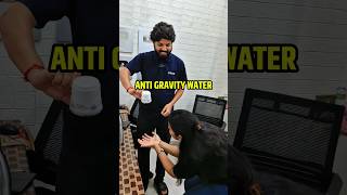 Chemistry की जादूई TRICK 🤯 ANTI Gravity Water 😱 science experiment esaral funny viral [upl. by Atoked]