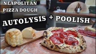 HOW TO MAKE AUTOLYSIS  POOLISH NEAPOLITAN PIZZA DOUGH [upl. by Sanferd]