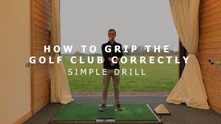 How To Grip The Golf Club Correctly  Very Simple Video [upl. by Eirod]