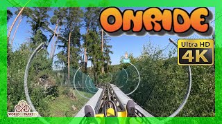 Frankenbob  Erlebnisfelsen Pottenstein ONRIDE POV Freizeitpark  Wiegand  Gelber Alpine Coaster [upl. by Herald]