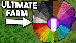 I Built the ULTIMATE Wool FACTORY in Minecraft Hardcore [upl. by Emmey]